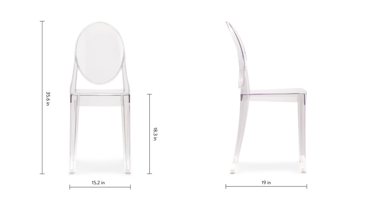 Ghost - Ghost Side Chair, Clear