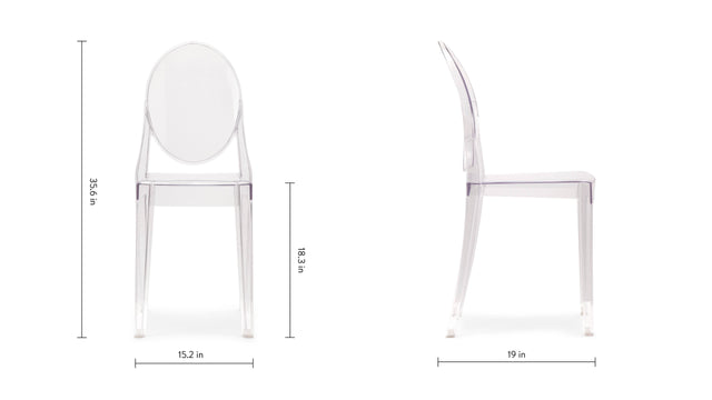Ghost - Ghost Side Chair, Clear