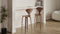 Norman - Norman Bar Stool, Walnut, 29.5