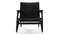 CH25 - CH25 Easy Chair, Black Seat & Frame