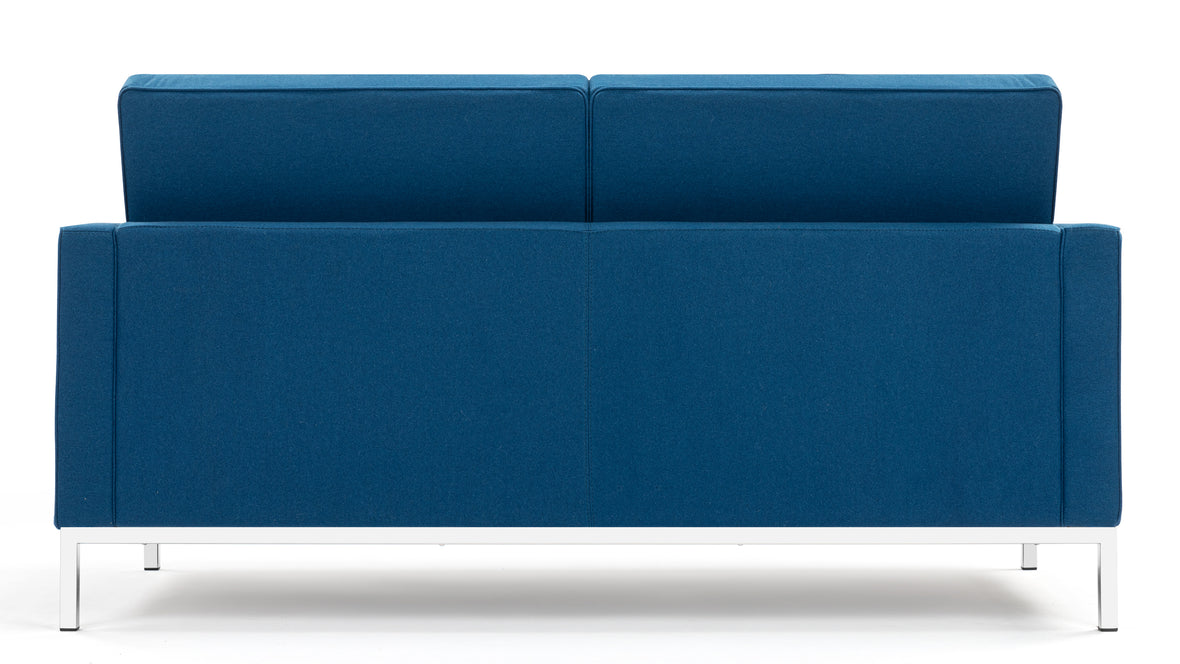 Florence - Florence Two Seater Sofa, Indigo Blue Wool
