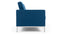 Florence - Florence Three Seater Sofa, Indigo Blue Wool