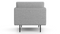 Toriko - Toriko Lounge Chair, Light Gray Wool