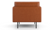 Toriko - Toriko Lounge Chair, Tan Premium Leather