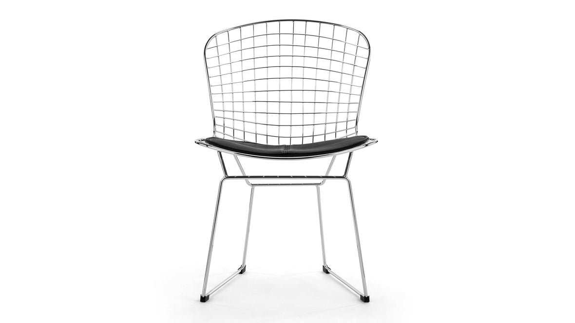 Bertie - Bertie Side Chair, Chrome Frame