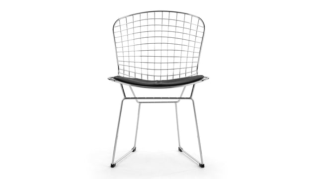 Bertie - Bertie Side Chair, Chrome Frame