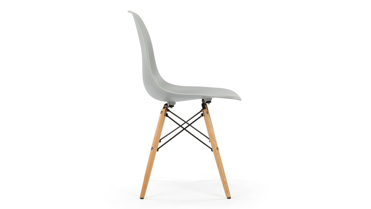 Flynn - Flynn Molded Side Chair, Gray