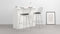 Bertie - Bertie Bar Stool, Chromed Legs