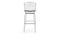 Bertie - Bertie Bar Stool, Chromed Legs