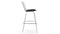 Bertie - Bertie Bar Stool, Chromed Legs