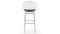 Bertie - Bertie Bar Stool, Chromed Legs