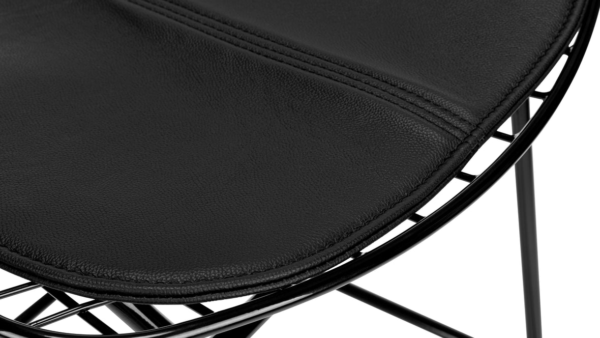 Bertie - Bertie Bar Stool, Black Frame
