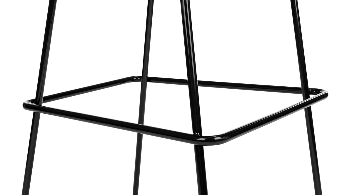 Bertie - Bertie Bar Stool, Black Frame