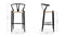 Wish - Wish Bar Stool, Black, 29.5