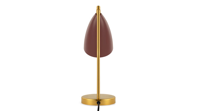 Grasshopper - Grasshopper Table Lamp, Burgundy