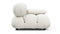 Bellini Module - Mario Bellini Module, Right Arm, White Boucle