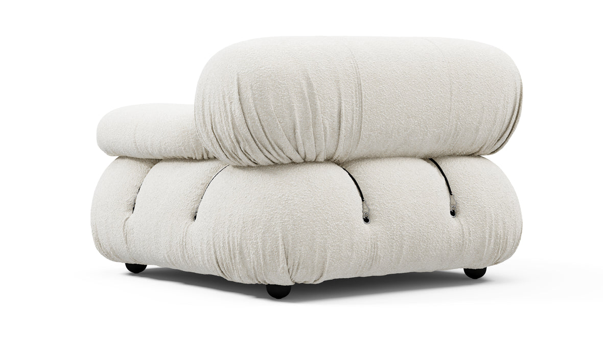 Bellini Module - Mario Bellini Module, Right Arm, White Boucle