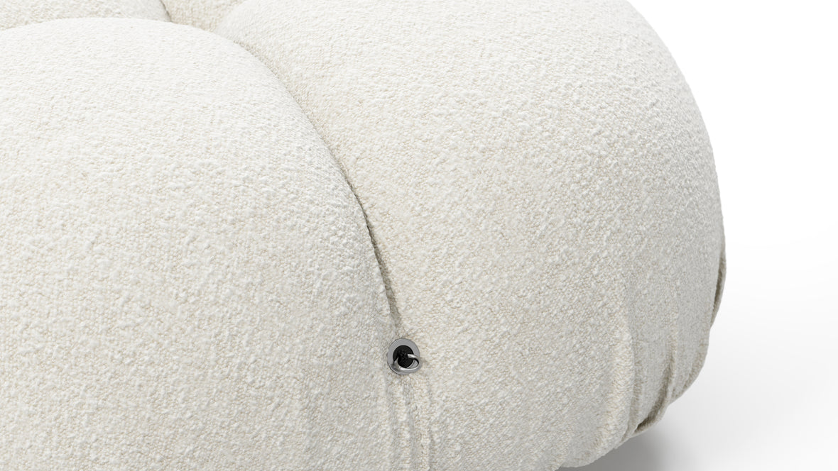 Bellini Module - Mario Bellini Module, Left Arm, White Boucle