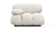 Bellini Module - Mario Bellini Module, Left Arm, White Boucle