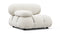 Bellini Module - Mario Bellini Module, Left Arm, White Boucle