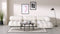 Bellini Module - Mario Bellini Module, Right Corner, White Boucle