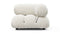 Bellini Module - Mario Bellini Module, Right Corner, White Boucle