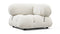 Bellini Module - Mario Bellini Module, Right Corner, White Boucle
