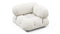 Bellini Module - Mario Bellini Module, Right Corner, White Boucle