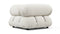 Bellini Module - Mario Bellini Module, Right Corner, White Boucle