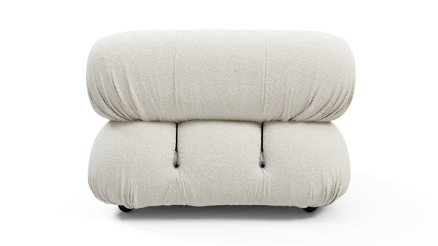 Bellini Module - Mario Bellini Module, Right Corner, White Boucle
