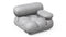 Bellini Module - Mario Bellini Module, Right Arm, Light Gray Velvet