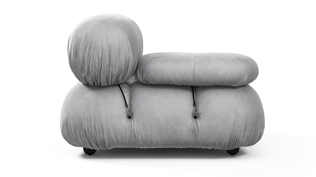 Bellini Module - Mario Bellini Module, Left Arm, Light Gray Velvet