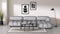 Bellini Module - Mario Bellini Module, Right Corner, Light Gray Velvet