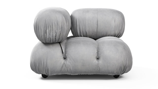 Bellini Module - Mario Bellini Module, Right Corner, Light Gray Velvet
