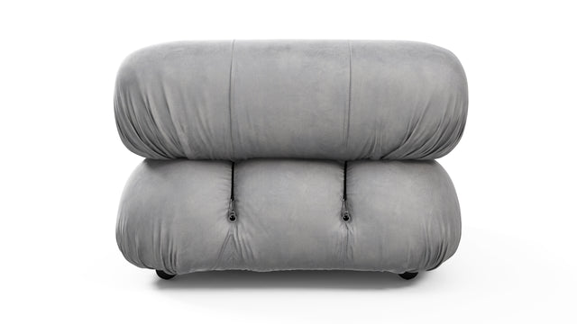 Bellini Module - Mario Bellini Module, Right Corner, Light Gray Velvet