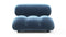 Bellini Module - Mario Bellini Module, Armless, Aegean Blue Velvet
