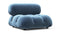 Bellini Module - Mario Bellini Module, Armless, Aegean Blue Velvet
