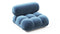 Bellini Module - Mario Bellini Module, Armless, Aegean Blue Velvet