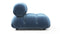 Bellini Module - Mario Bellini Module, Armless, Aegean Blue Velvet