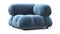 Bellini Module - Mario Bellini Module, Right Corner, Aegean Blue Velvet