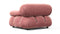 Bellini Module - Mario Bellini Module, Right Arm, Blush Pink Velvet