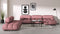 Bellini Module - Mario Bellini Module, Left Arm, Blush Pink Velvet