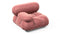 Bellini Module - Mario Bellini Module, Left Arm, Blush Pink Velvet