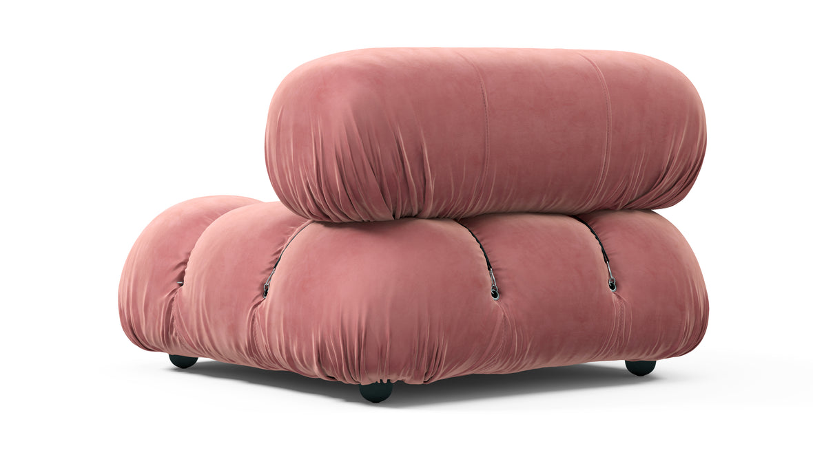 Bellini Module - Mario Bellini Module, Left Arm, Blush Pink Velvet