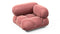 Bellini Module - Mario Bellini Module, Right Corner, Blush Pink Velvet