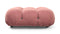 Bellini Ottoman - Mario Bellini Ottoman, Blush Pink Velvet