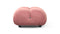 Bellini Ottoman - Mario Bellini Ottoman, Blush Pink Velvet