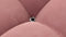 Bellini Ottoman - Mario Bellini Ottoman, Blush Pink Velvet