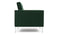 Florence - Florence Lounge Chair, Emerald Green Velvet