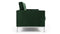 Florence - Florence Three Seater Sofa, Emerald Green Velvet
